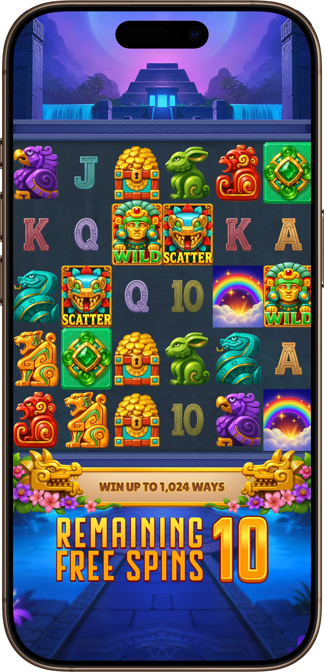 Free spins on a phone, 10 spins remaining