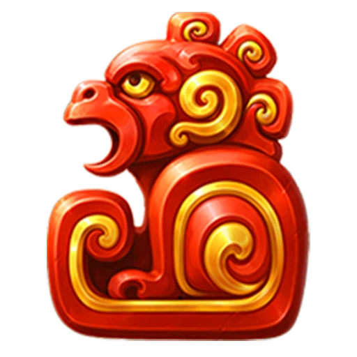 Red howler monkey carving