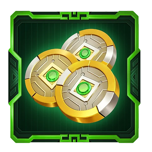 Jade and gold coins