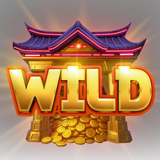 Golden pagoda over the Wild banner